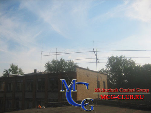 3-el Yagi на 14 mhz - Сборка, монтаж и установка антенн Yagi 2007 - Installation of antennas Yagi on MCG roof 2007 - mcg-club.ru