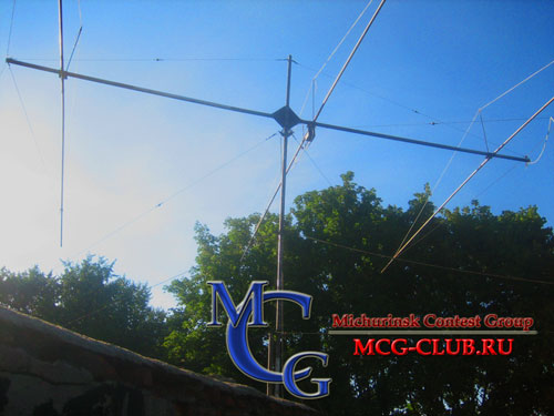 3-el Yagi на 14 mhz - Сборка, монтаж и установка антенн Yagi 2007 - Installation of antennas Yagi on MCG roof 2007 - mcg-club.ru
