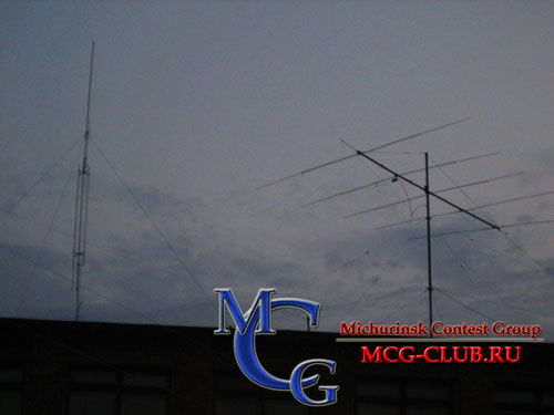 5-el Yagi 28mhz - Сборка, монтаж и установка антенн Yagi 2007 - Installation of antennas Yagi on MCG roof 2007 - mcg-club.ru