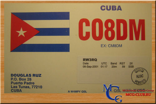 CO Куба - Cuba - Экспедиции на Кубу и образцы полученных QSL - Куба в LotW - CM6QA - CM6RCR - CM6YI - CO2GG - CO6LC - CO8DM - CO8LY - CO8ZZ - T40C - T49C - CM8HM - CO0SC - T48Z - CO5GV - CO6RD - CO6JH - CO6HLP - CO7MLS - CO8CY - mcg-club.ru