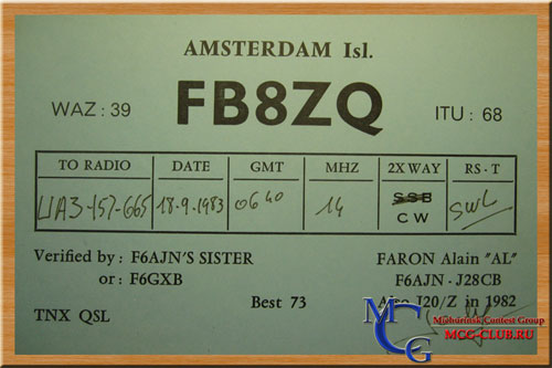 FT5Z остров Амстердам - Amsterdam Island - Экспедиции на остров Амстердам и образцы полученных QSL - остров Амстердам в LotW - FT5ZB - FT5ZM - FT0ZB - FB8ZQ - FT4ZE - FT8ZA - FT0ZA - FT5ZJ - FT5ZH - mcg-club.ru