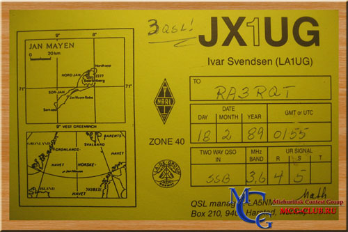 JX Ян-Майен - Jan Mayen - Экспедиции на Ян-Майен и образцы полученных QSL - Ян-Майен в LotW - JX7DFA - JX1UG - JX3EX - JX9JKA - JX2US - JX2HK - JX6BAA - JX9EHA - JX9ZP - JX5DW - JX5O - JX/G7VJR - mcg-club.ru