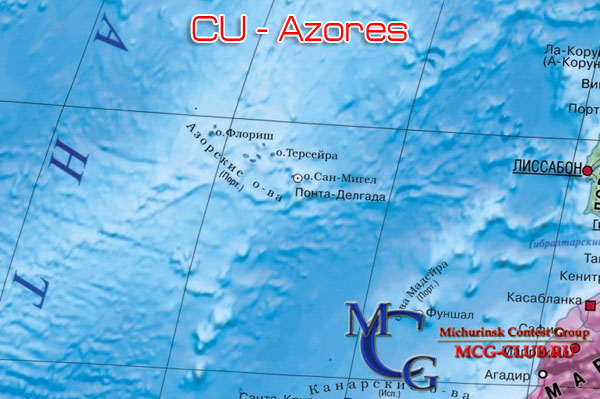 CU Азорские острова - Azores - Экспедиции на Азорские острова и образцы полученных QSL - Азорские острова в LotW - CU2A - CU2AK - CU2AX - CU3AA - CU3AC - CU3AD - CU2/DL2OE - CU3LF - CR1X - CR2X - CU2KG - CR1Z - CR2F - CR2WRTC - CT8/DL4KG - CT8/UA4WHX - mcg-club.ru