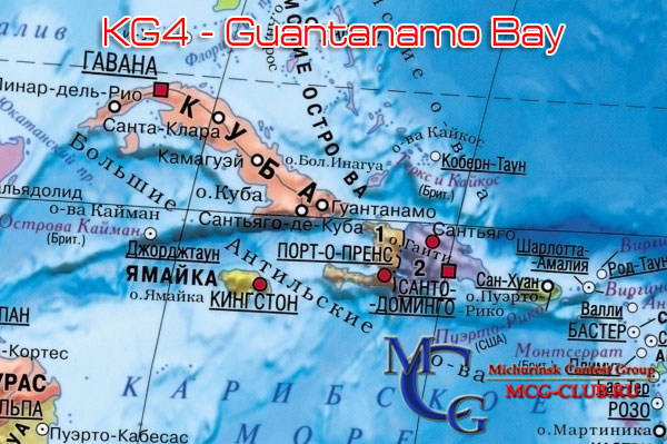 KG4 база Гуантанамо - Guantanamo Bay - Экспедиции на базу Гуантанамо и образцы полученных QSL - база Гуантанамо в LotW - KG4SD - KG4MO - KG4EC - KG4AW - KG4EU - mcg-club.ru