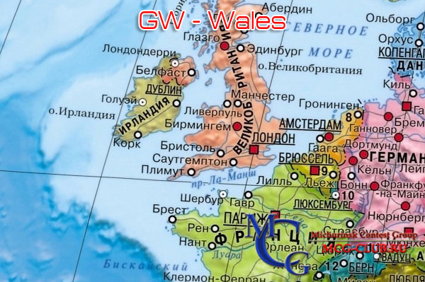 GW Уэльс - Wales - Экспедиции в Уэльс и образцы полученных QSL - Уэльс в LotW - GW3HGJ - mcg-club.ru